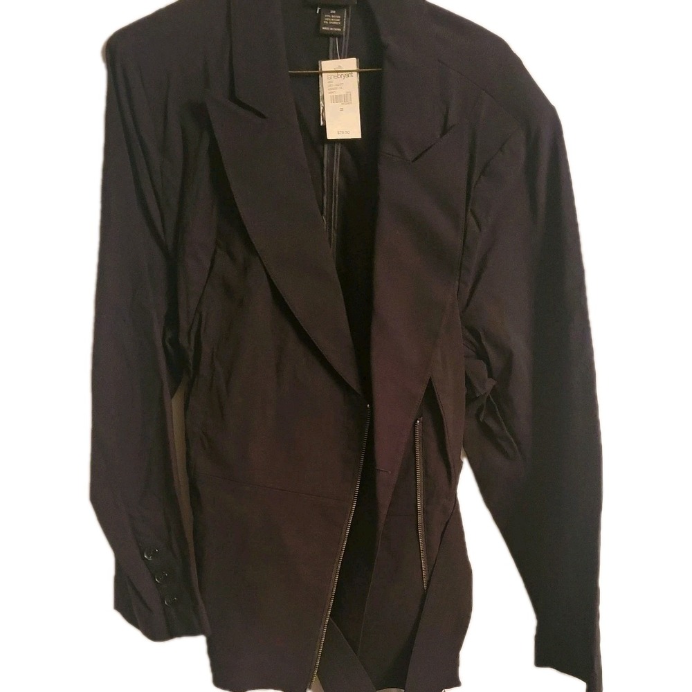 Lane Bryant The Bryant Blazer nwt Size 28‎ Black Semi  vintage Party cool